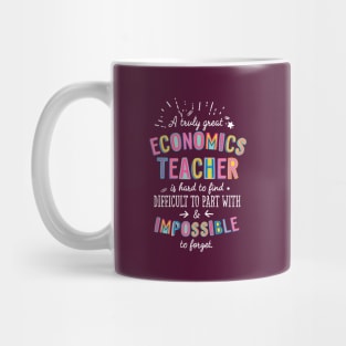 A truly Great Economics Teacher Gift - Impossible to forget Mug